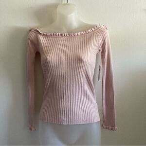 Crop top sweater long sleeve